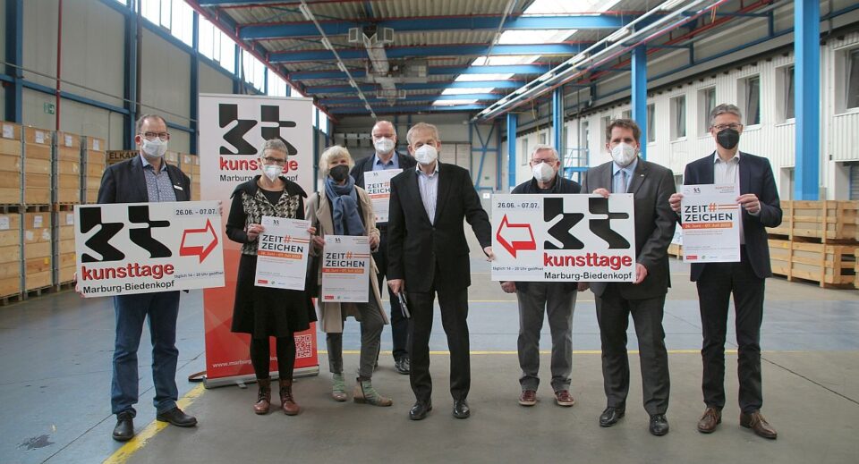 Ankündigung der Kunsttage Marburg-Biedenkopf 2022 bei Elkamet
